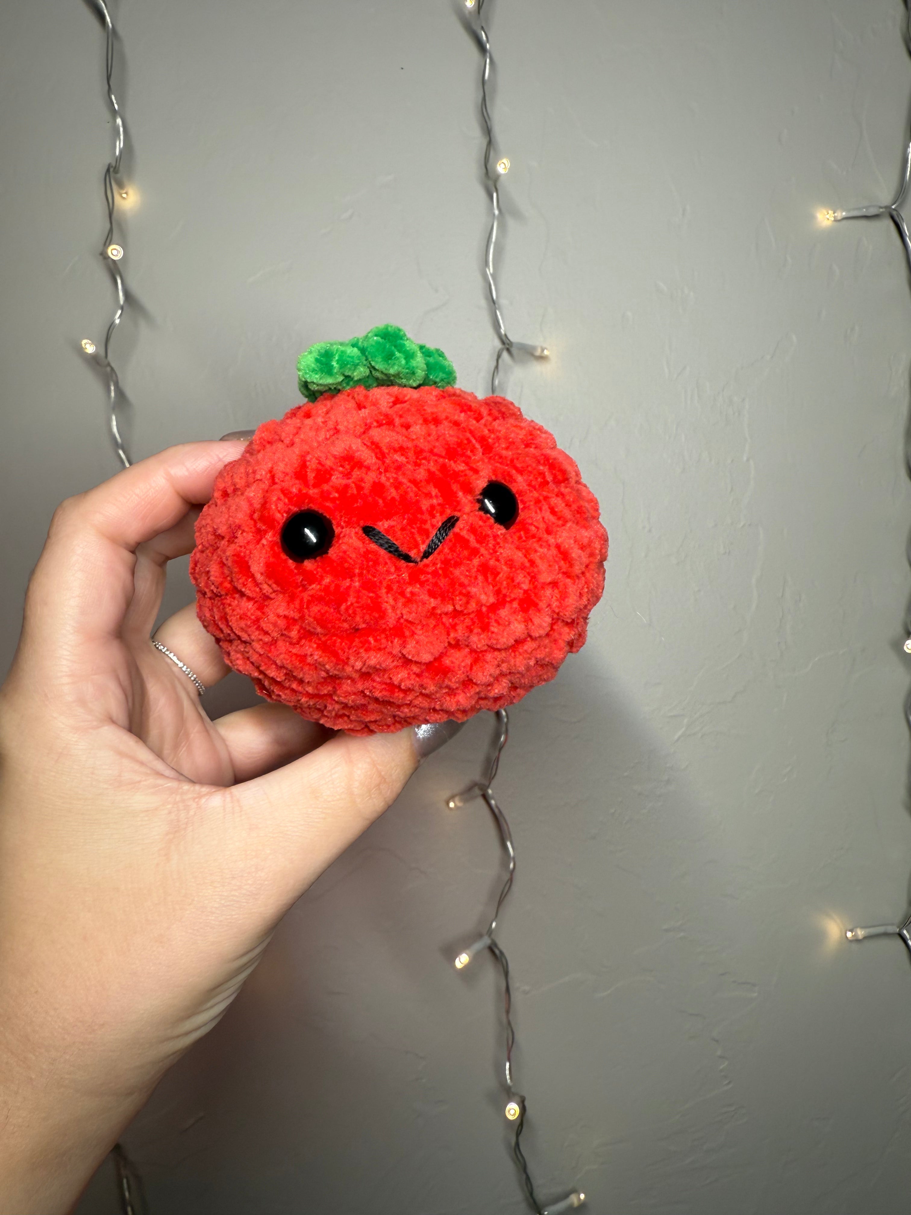Tomato Plushie – Handmade Crochet Plush