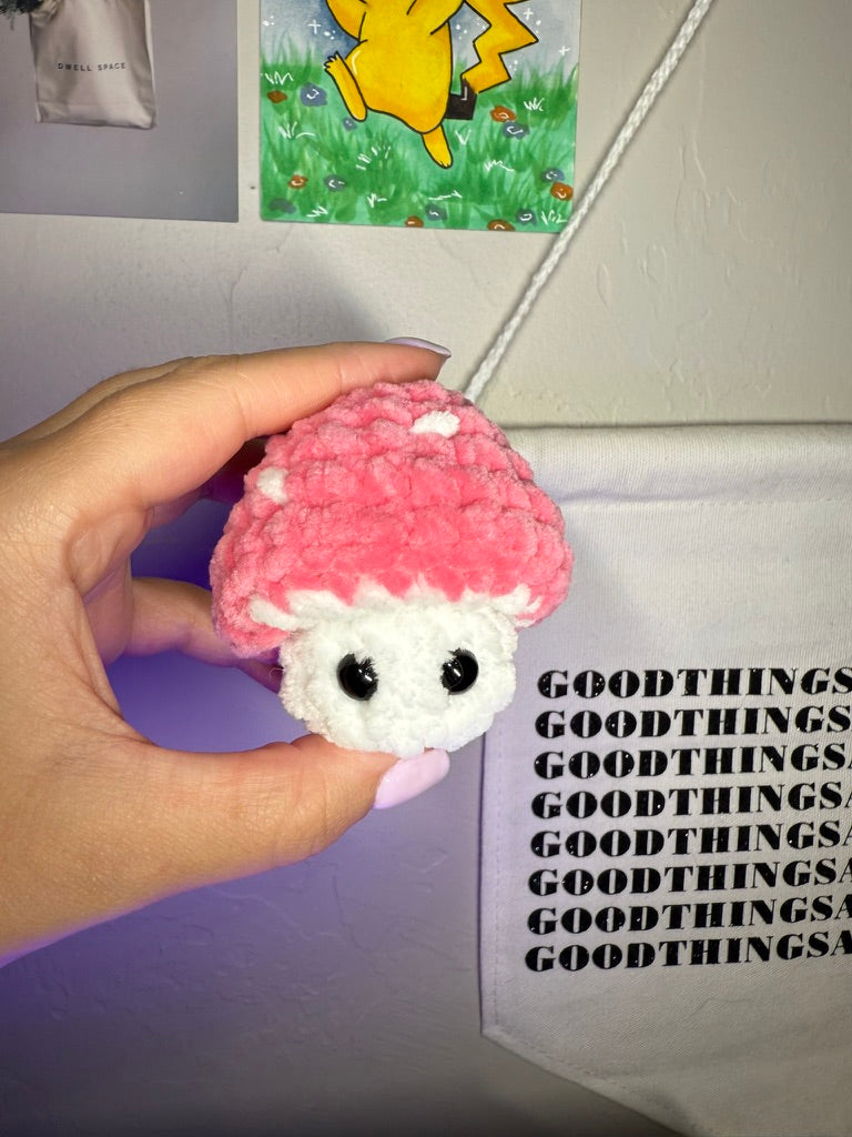 Pop-It Fidget Mushroom – Handmade Crochet Sensory Toy