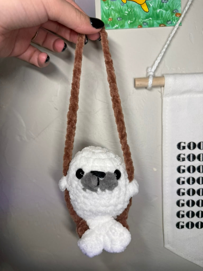 Crochet Car Swing – Handmade Plush Dashboard Hanger