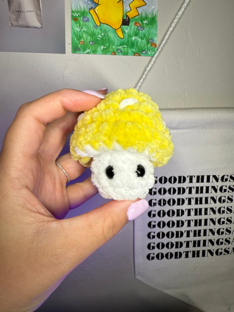 Pop-It Fidget Mushroom – Handmade Crochet Sensory Toy