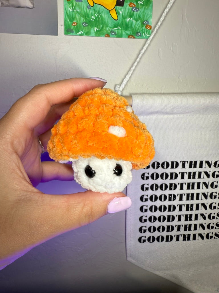 Pop-It Fidget Mushroom – Handmade Crochet Sensory Toy