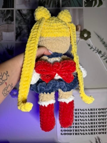 Sailor Moon Plushie – Handmade Crochet Fan Art