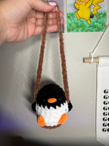 Crochet Car Swing – Handmade Plush Dashboard Hanger