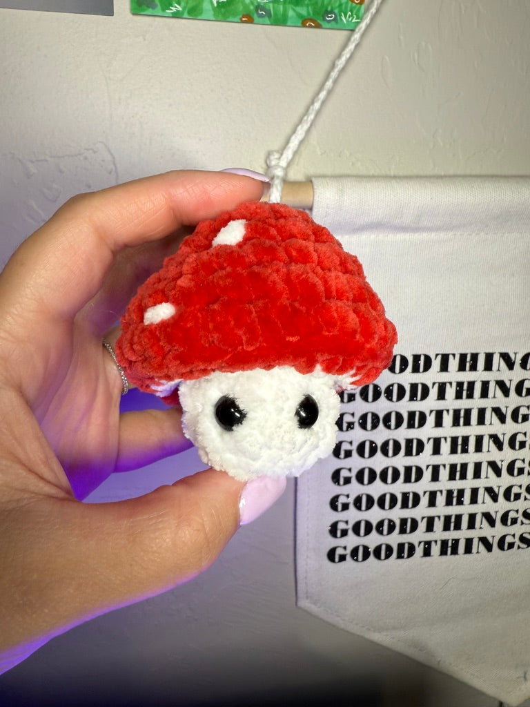 Pop-It Fidget Mushroom – Handmade Crochet Sensory Toy
