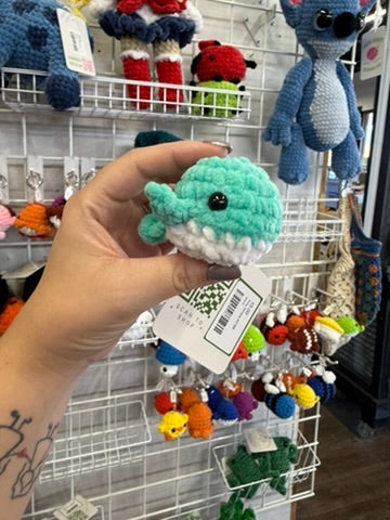 Mini Whale Plushie – Handmade Crochet Sea Friend