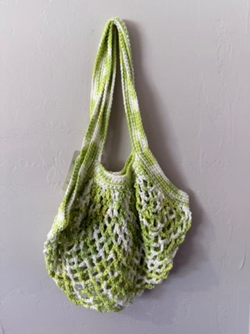 Handmade Crochet Market Bag – Stretchy, Reusable Tote
