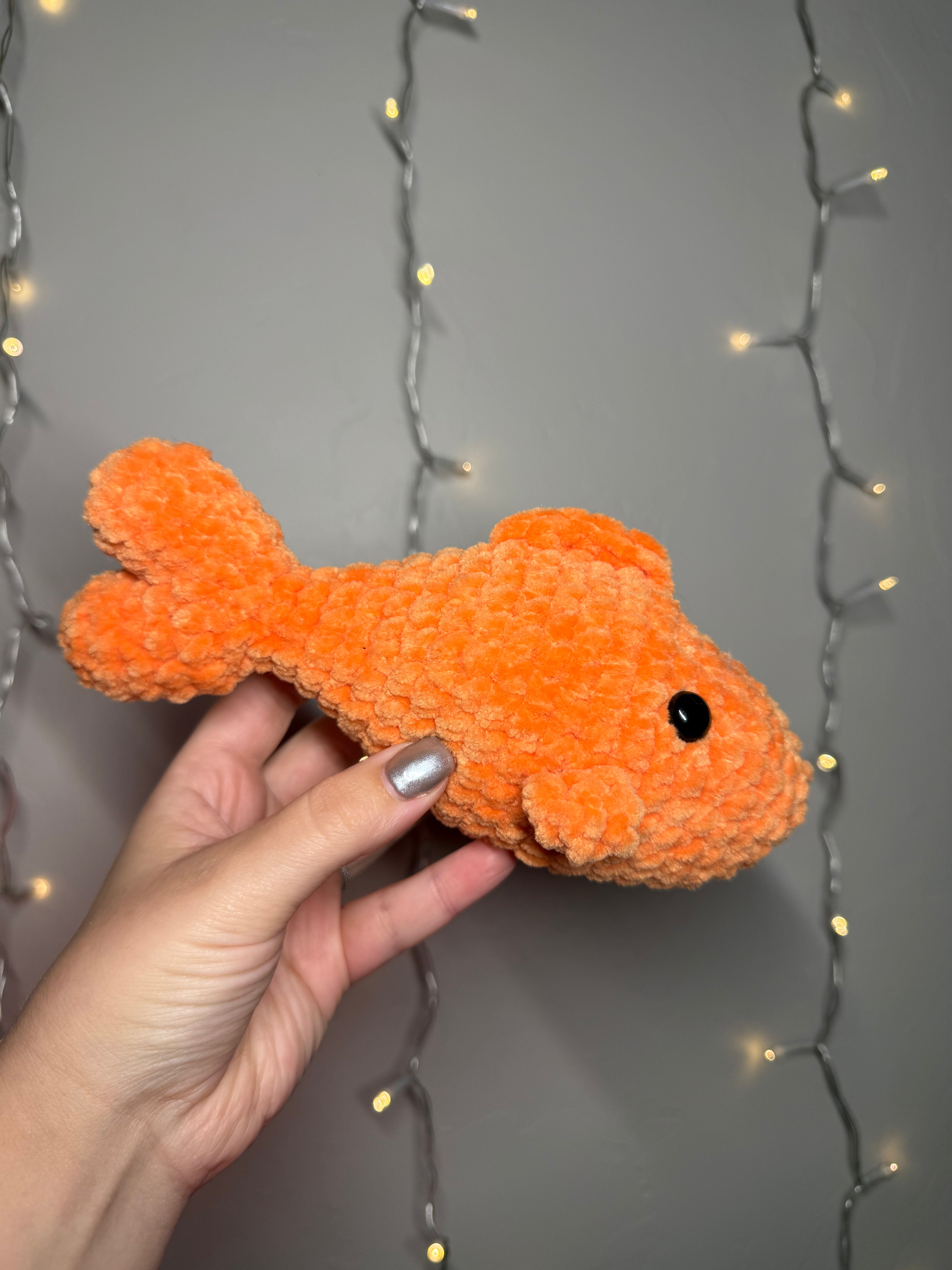 Goldfish Plushie – Handmade Crochet Plush