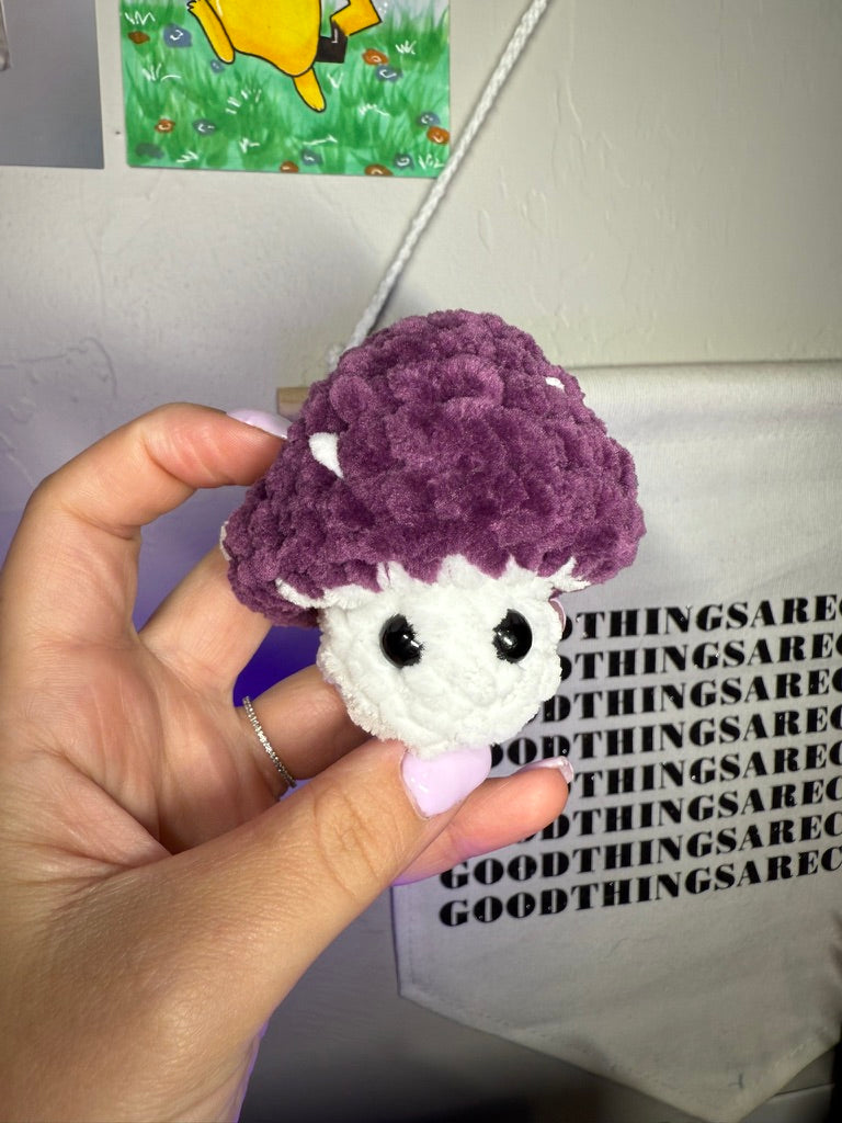 Pop-It Fidget Mushroom – Handmade Crochet Sensory Toy