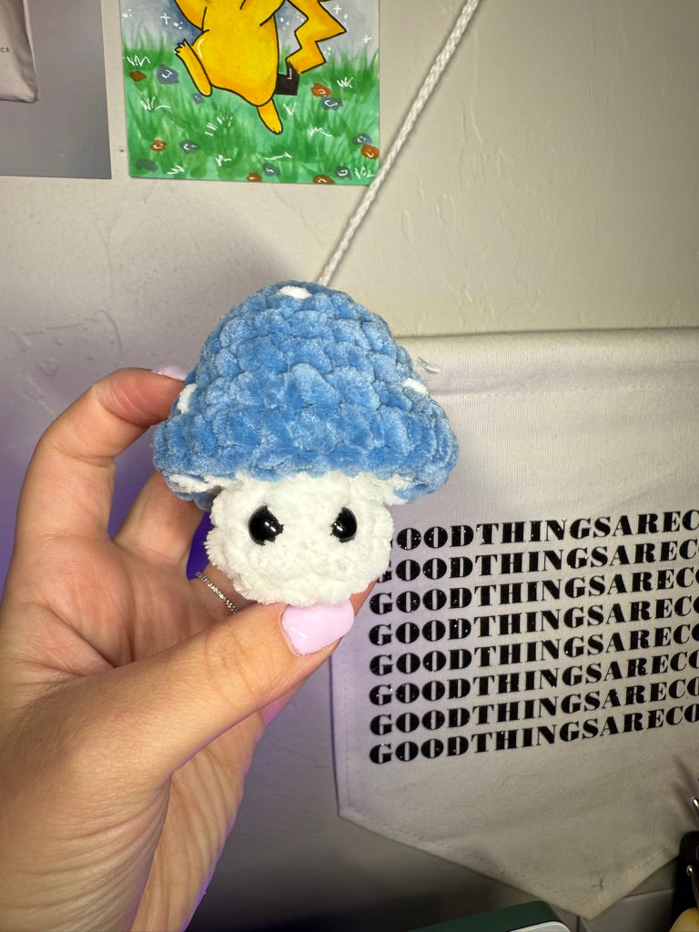 Pop-It Fidget Mushroom – Handmade Crochet Sensory Toy