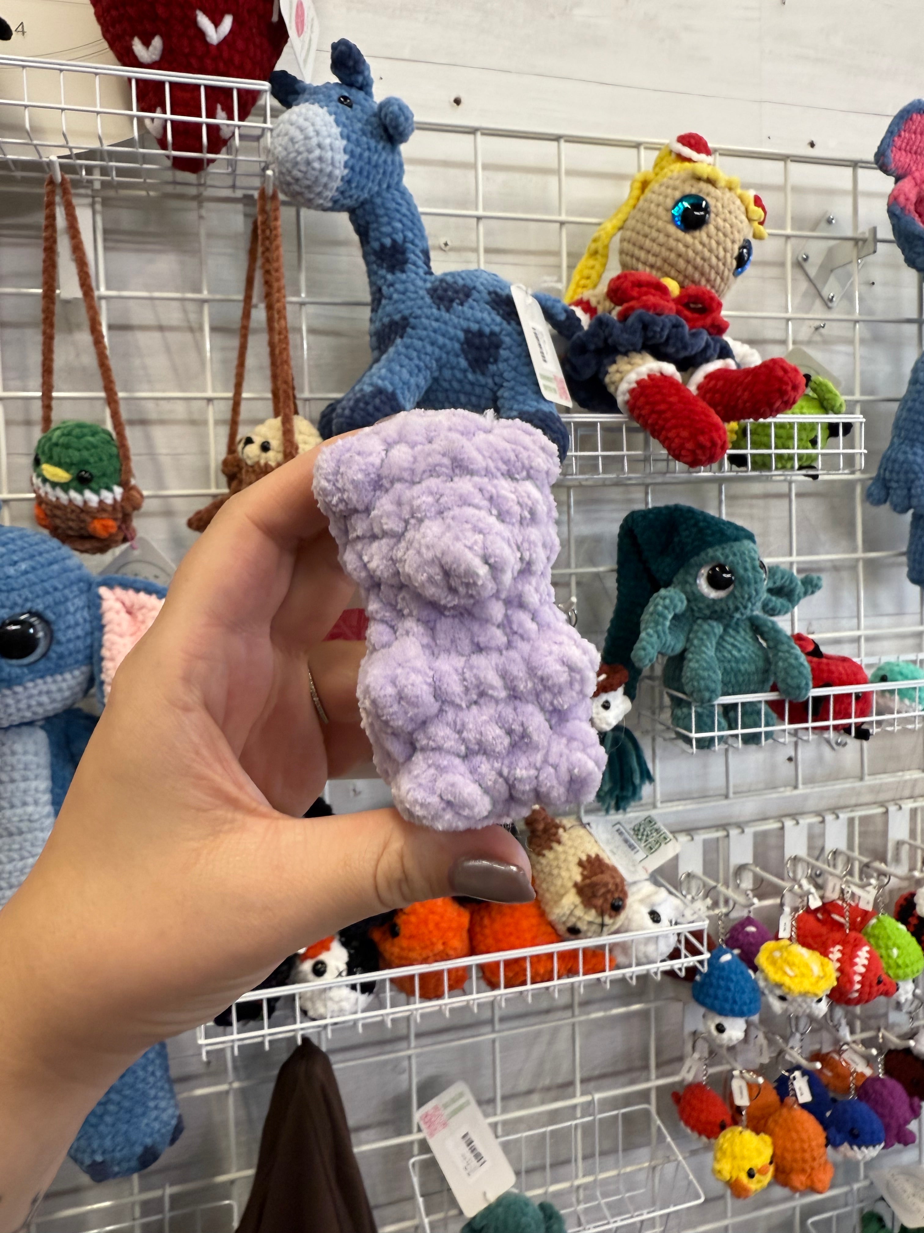 Handmade Plush Gummy Bear – Mini Crochet Squishy