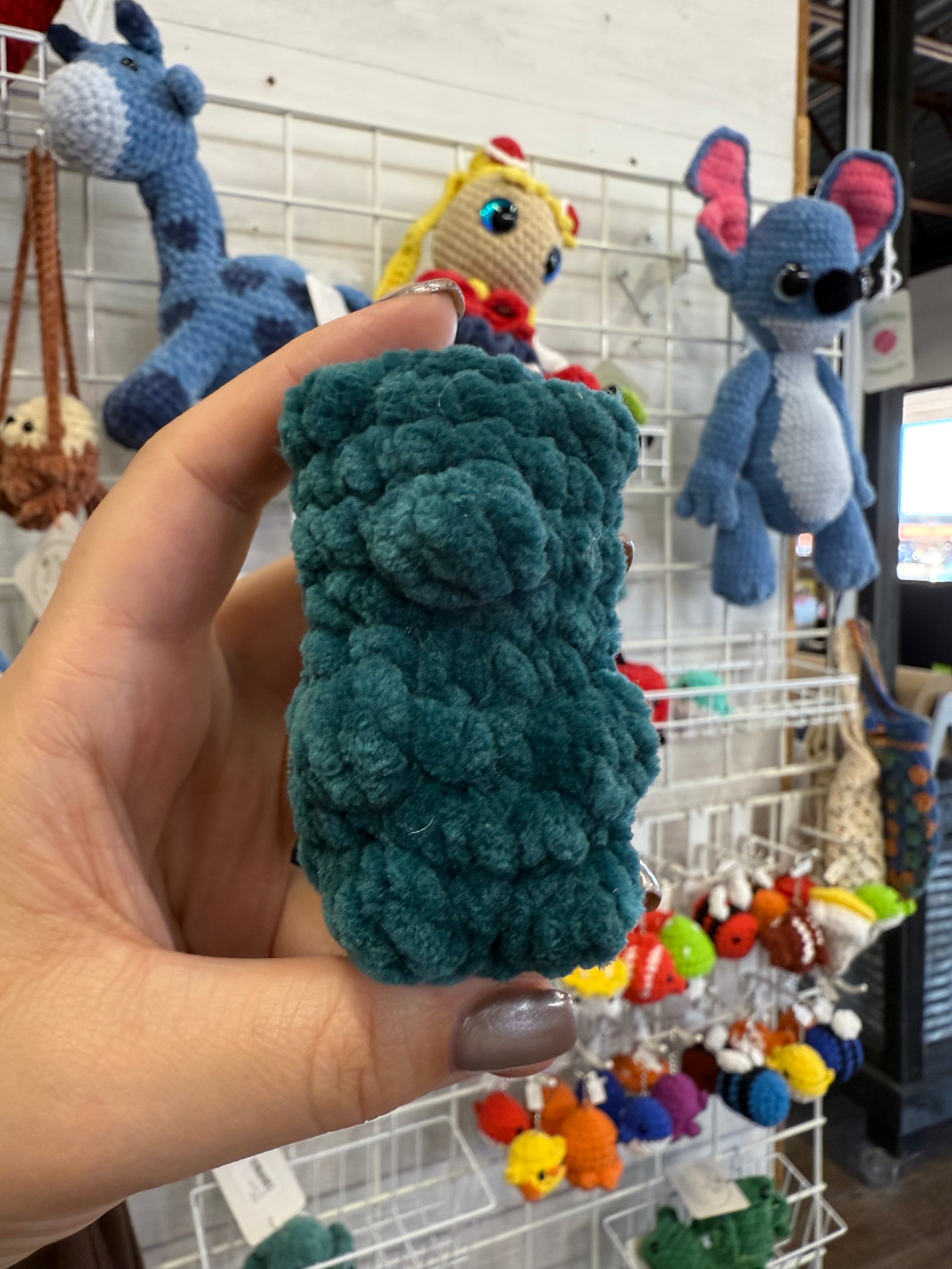 Handmade Plush Gummy Bear – Mini Crochet Squishy