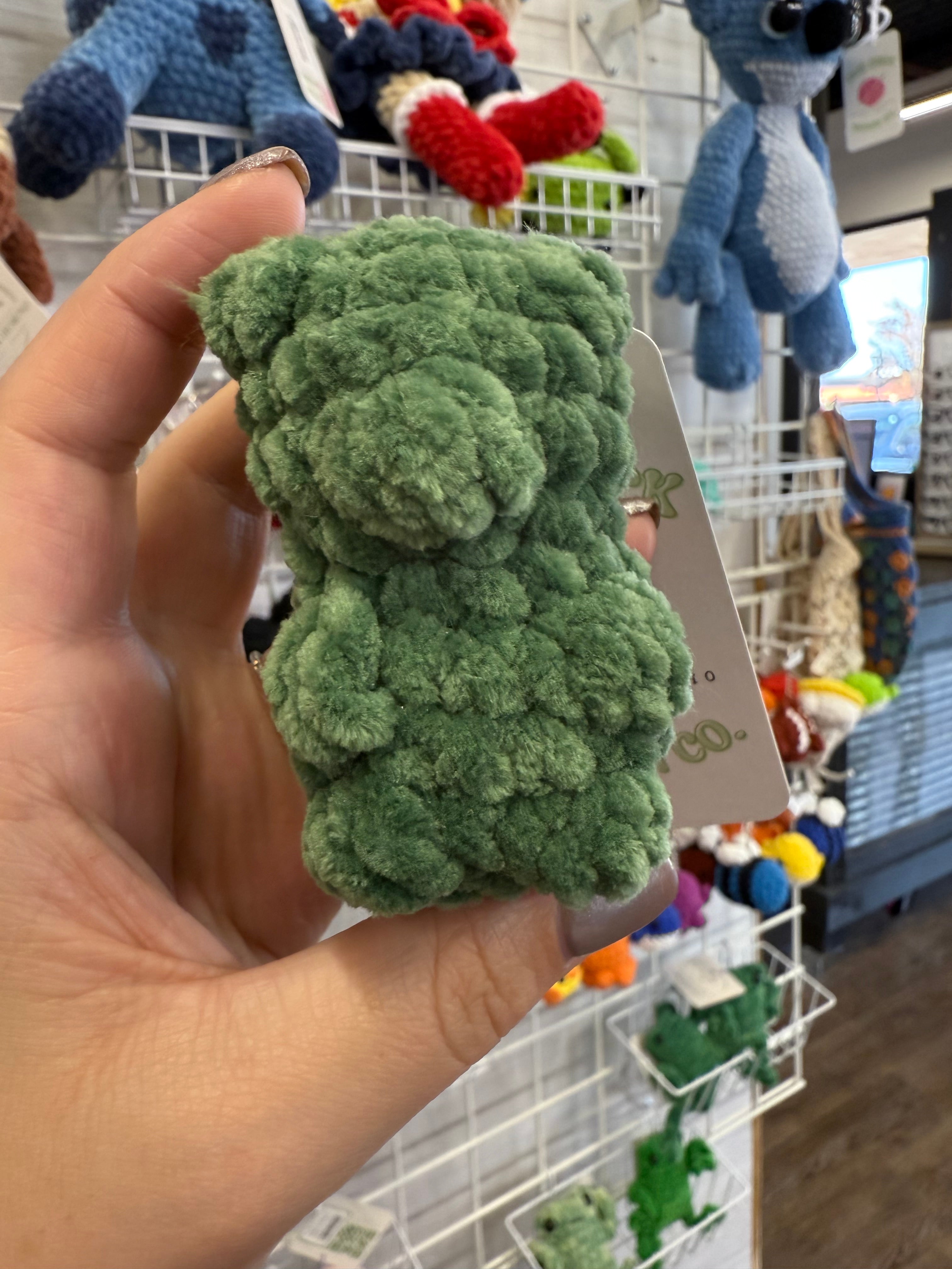 Handmade Plush Gummy Bear – Mini Crochet Squishy