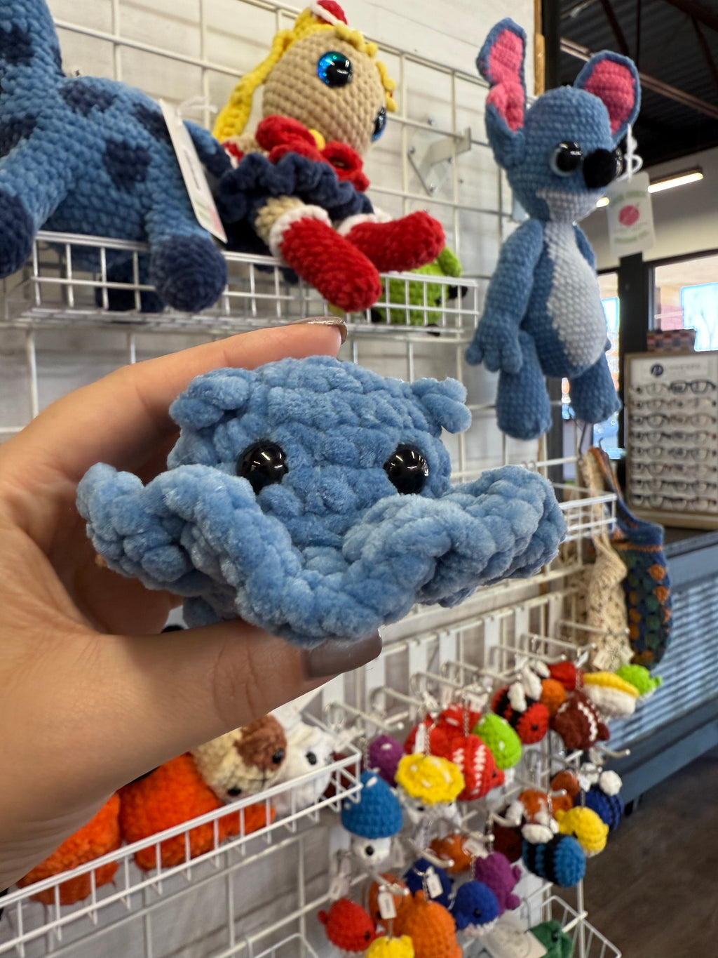 Umbrella Octopus Plushie – Handmade Crochet Squishy