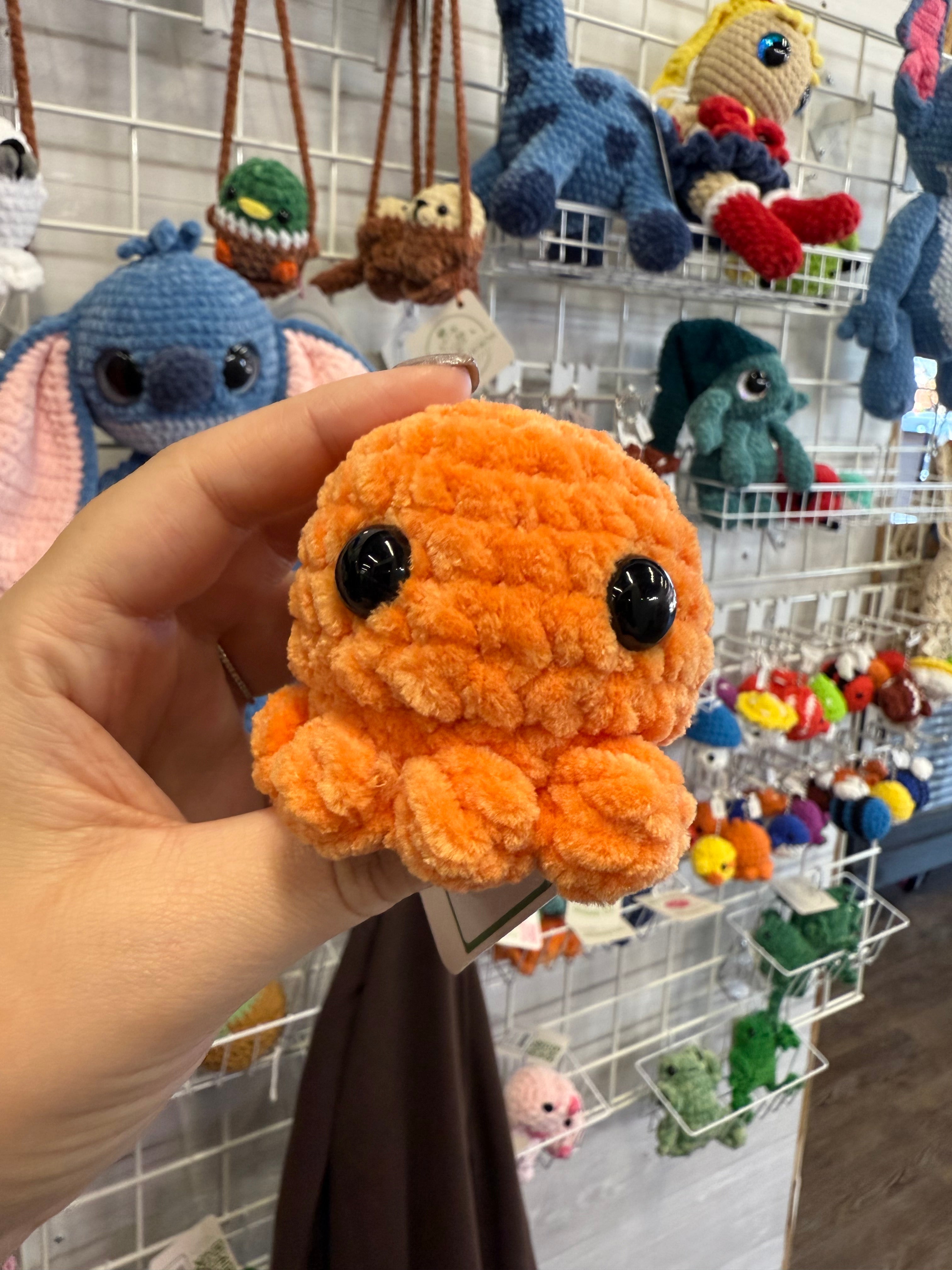 Mini Octopus Plushie – Handmade Crochet Squish