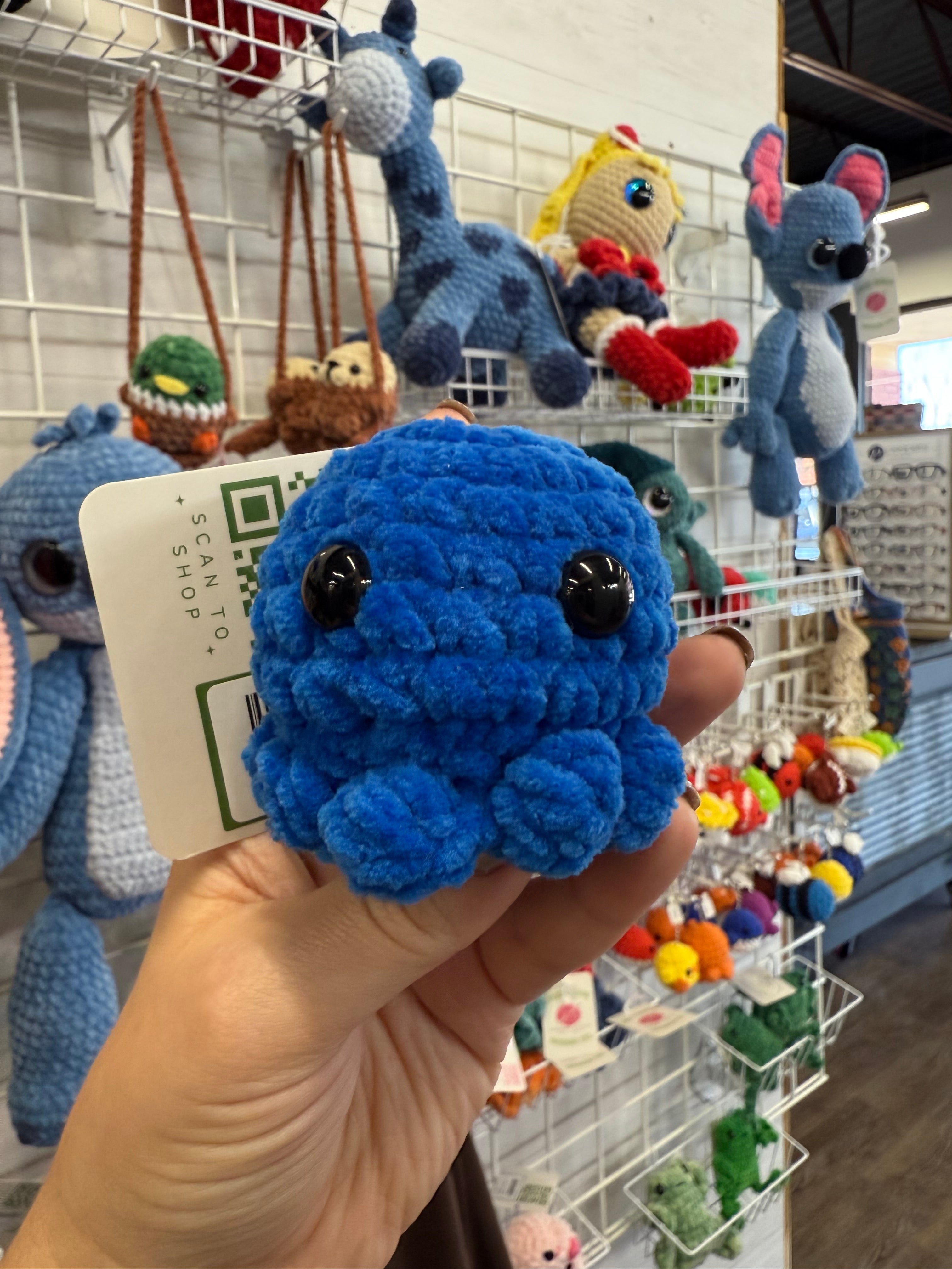 Mini Octopus Plushie – Handmade Crochet Squish
