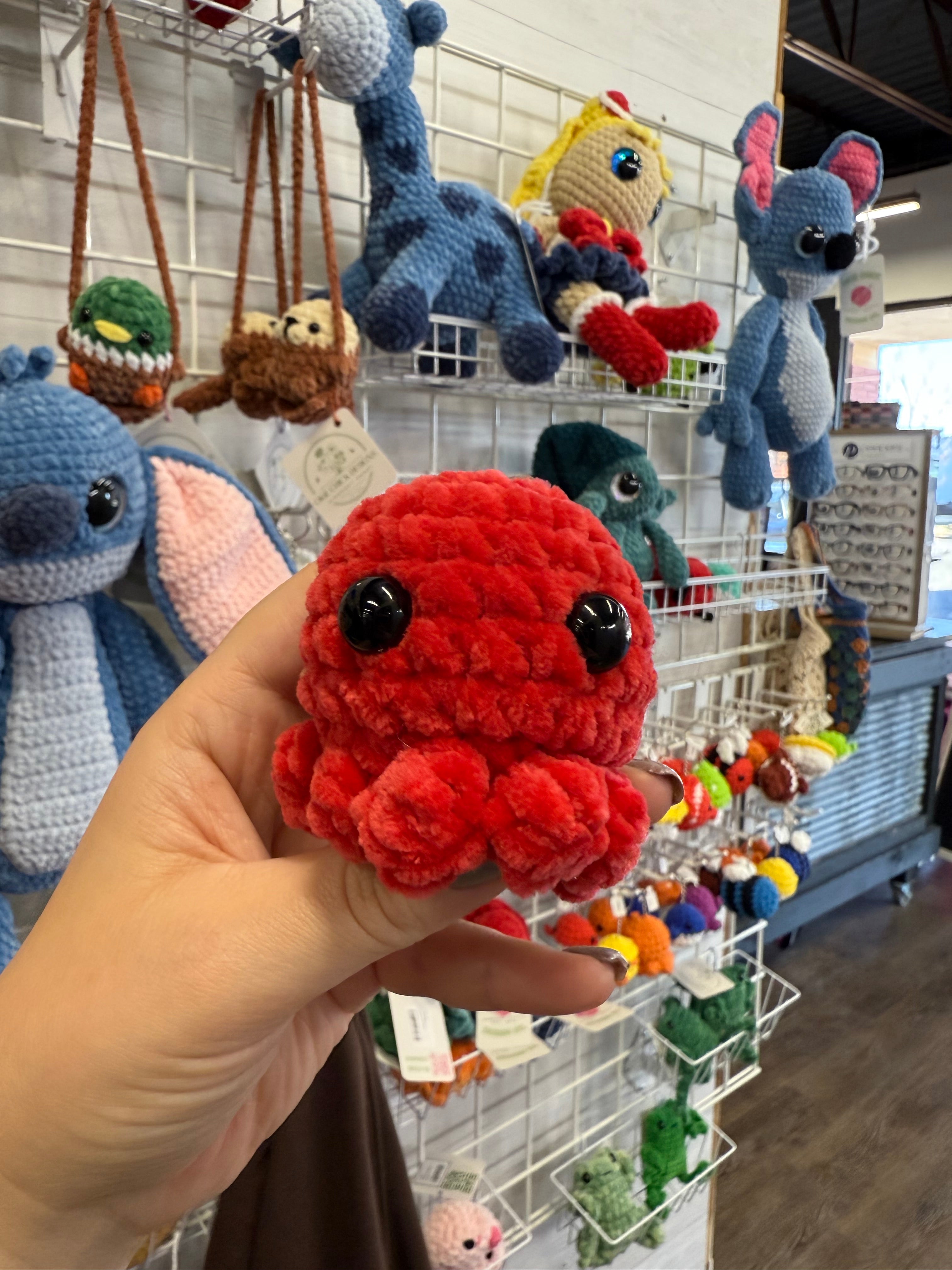 Mini Octopus Plushie – Handmade Crochet Squish