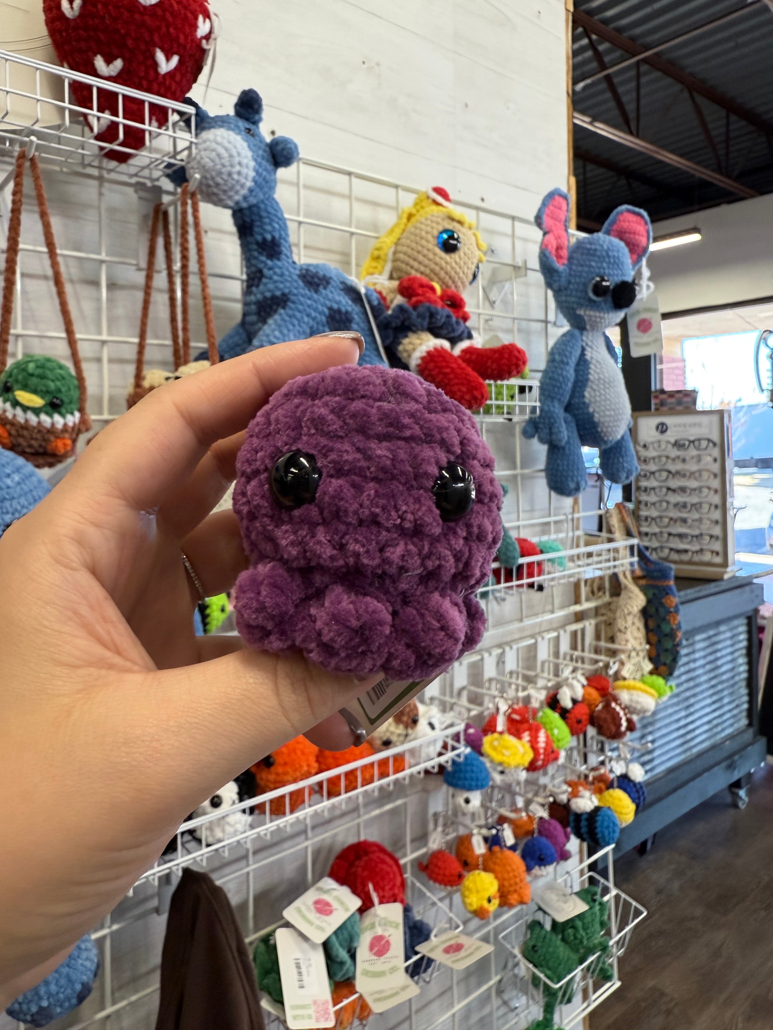 Mini Octopus Plushie – Handmade Crochet Squish