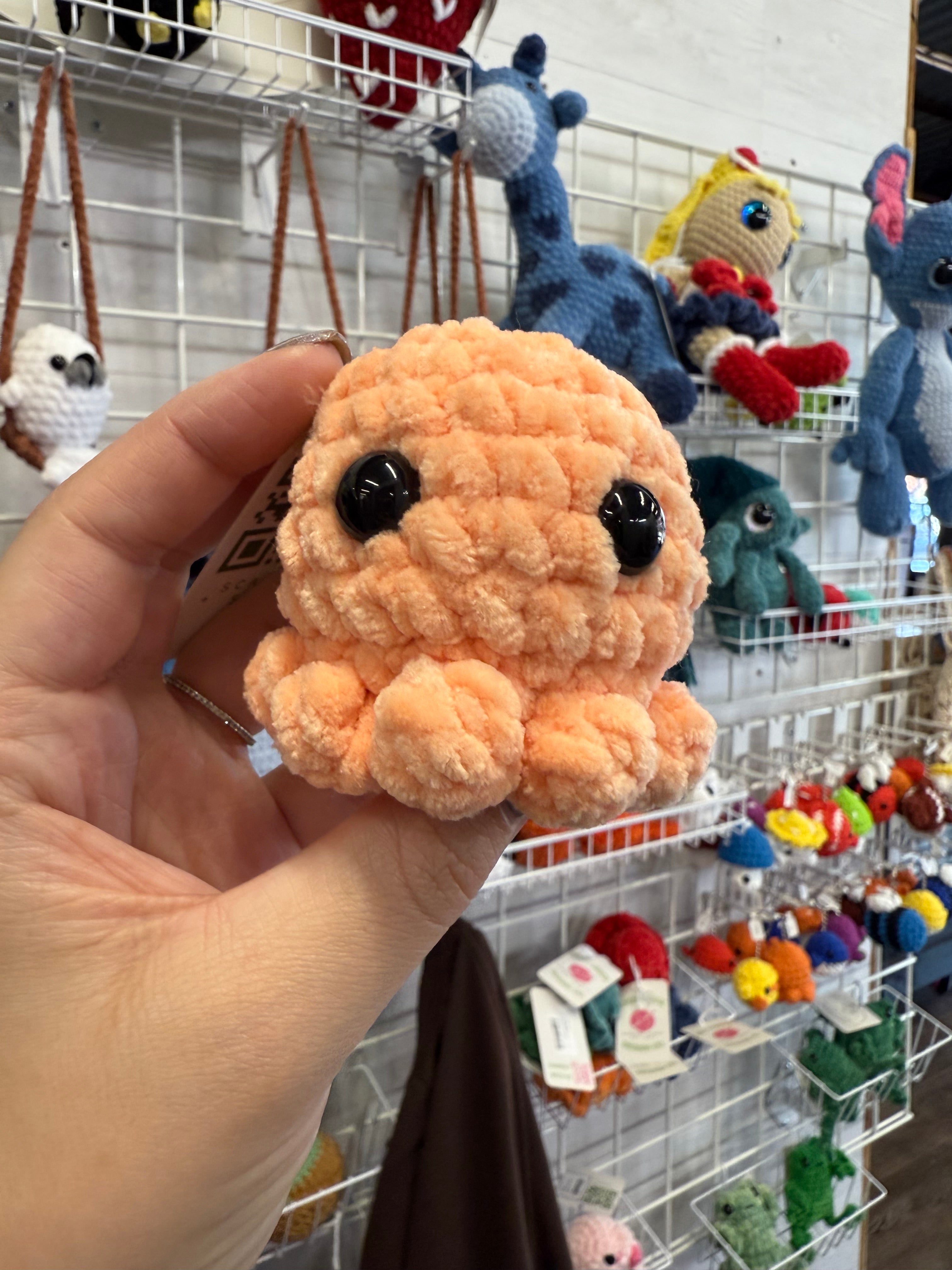 Mini Octopus Plushie – Handmade Crochet Squish