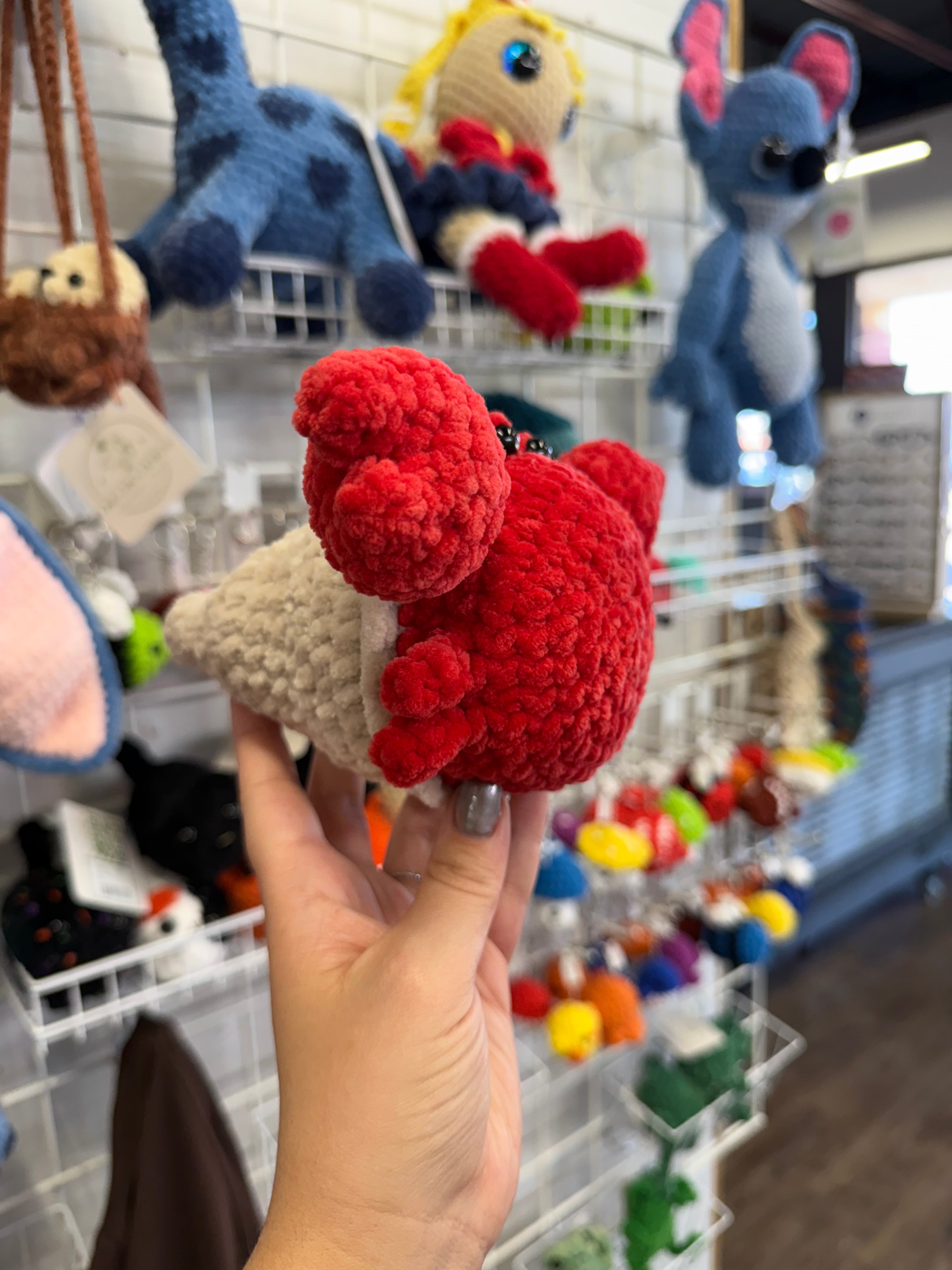 Chubby Crab Plushie – Handmade Crochet Sea Friend