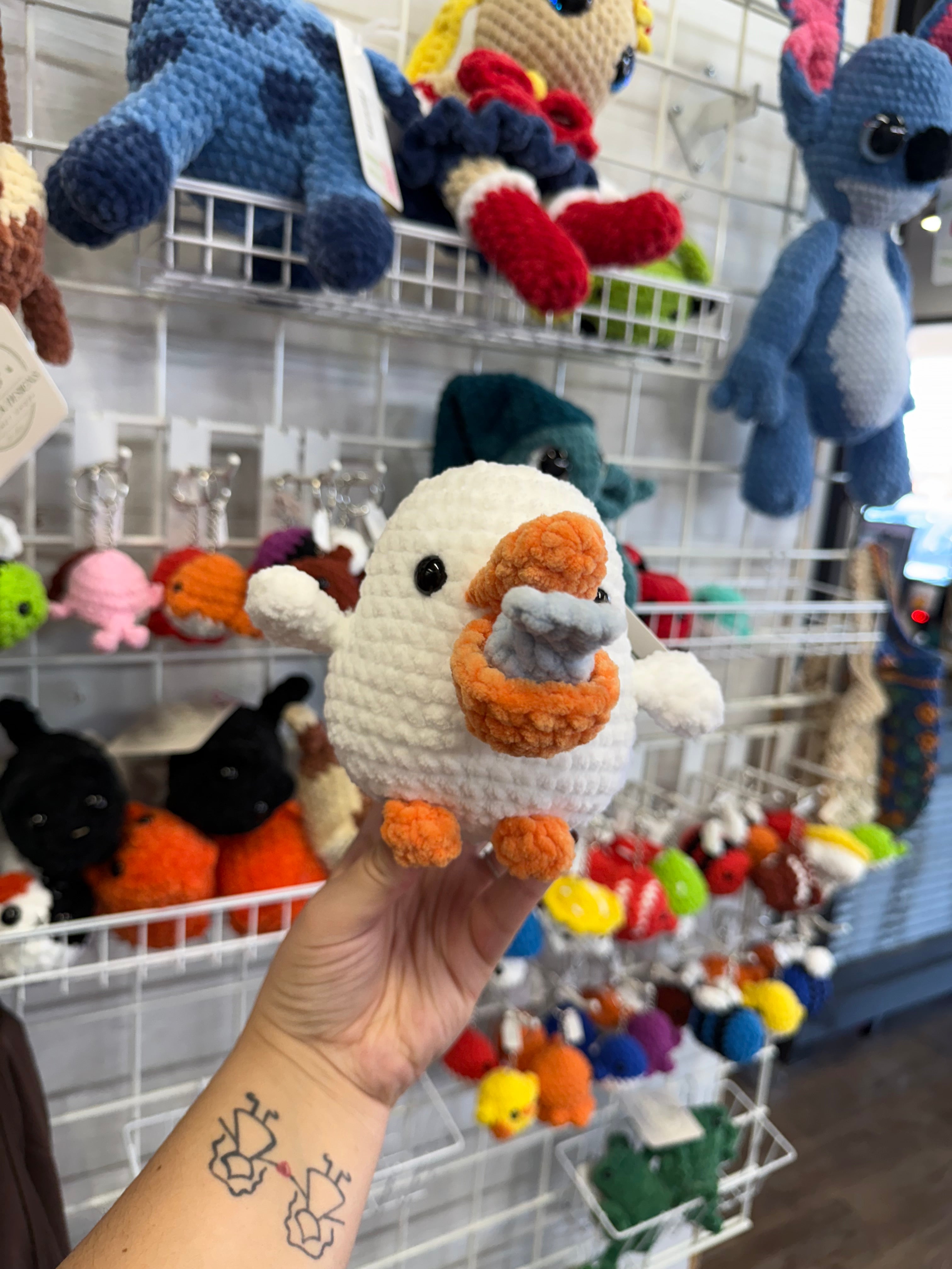 Pelican Plushie – Handmade Crochet Sea Bird