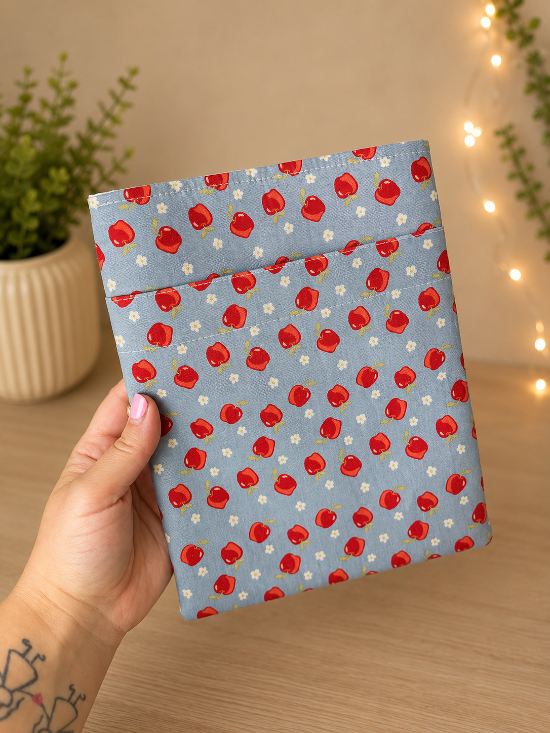 Apple Blossom Small Book Sleeve