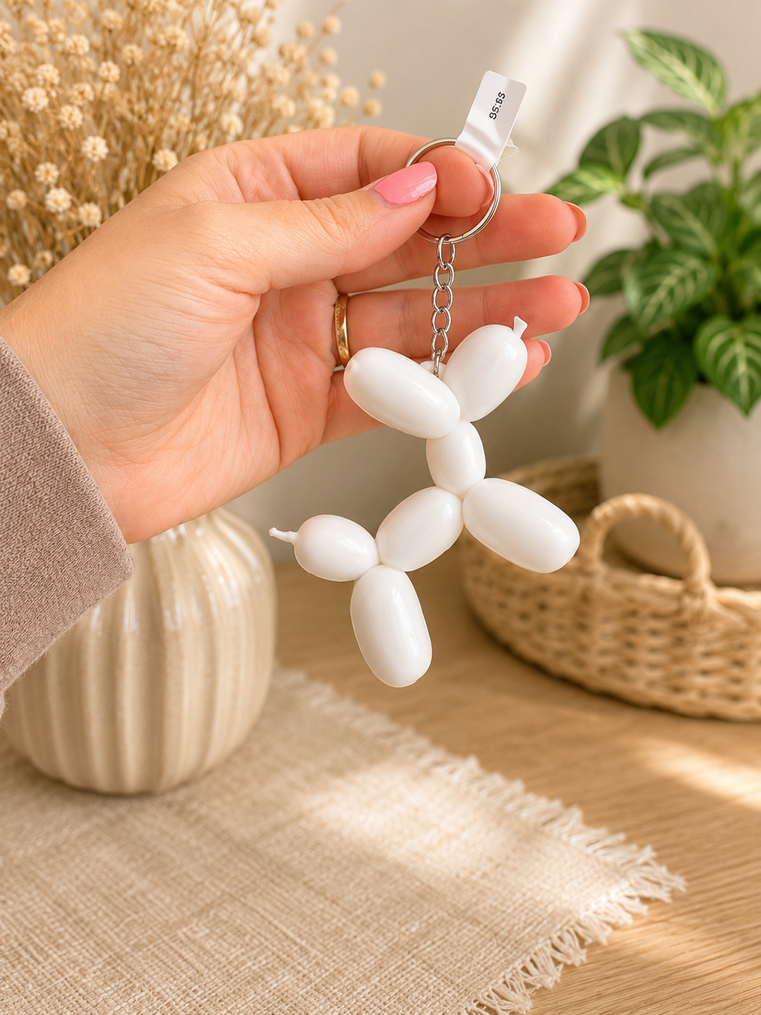 Large Balloon Dog Keychains